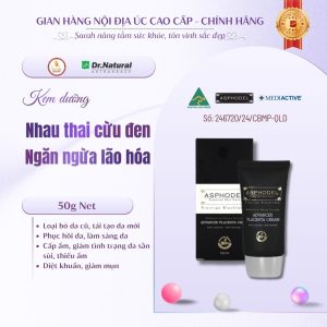 Kem dưỡng Asphodel Prestige Blacklabel Advanced Placenta Cream nhau thai cừu đen, ngăn ngừa lão hóa và tái tạo làn da