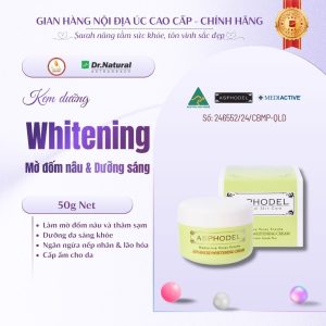 Kem dưỡng Asphodel Advanced Whitening Cream làm trắng da, mờ đốm nâu, dưỡng ẩm