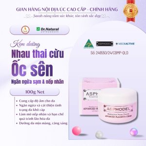 Kem dưỡng Asphodel Advanced Placenta Cream chiết xuất nhau thai cừu, ngăn ngừa lão hóa, dưỡng ẩm sâu