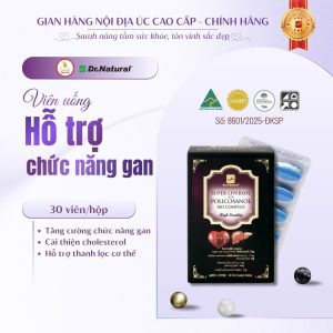 Viên uống bổ gan, giải độc gan, chứa Policosanol Bio Complex - Thực Phẩm Bảo Vệ Sức Khỏe Forte Liversol 50000