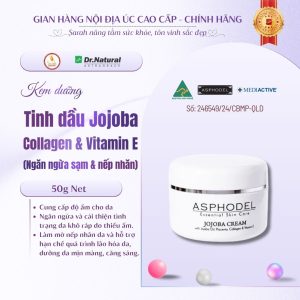 Kem dưỡng Asphodel Jojoba Cream Tinh dầu Jojoba, dưỡng ẩm, ngăn ngừa nếp nhăn